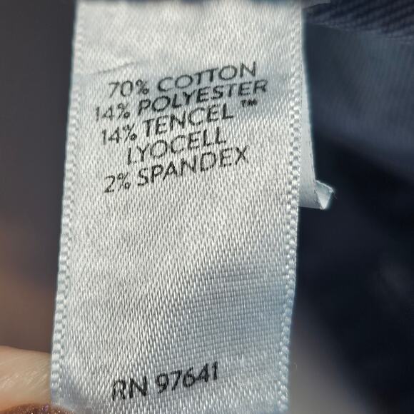 J. Jill Denim High-Rise Full-Leg Crops Button Fly Women's Size 16 - Picture 7 of 13